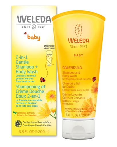Picture of Weleda 2-in-1 Gentle Shampoo & Body Wash, 200ml