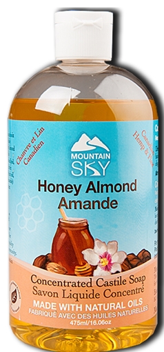 Picture of Mountain Sky Mountain Sky Castile Liquid Soap, Honey Almond 475ml