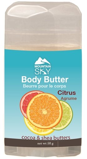 Picture of Mountain Sky Mountain Sky Body Butter, Citrus Sunshine 50g