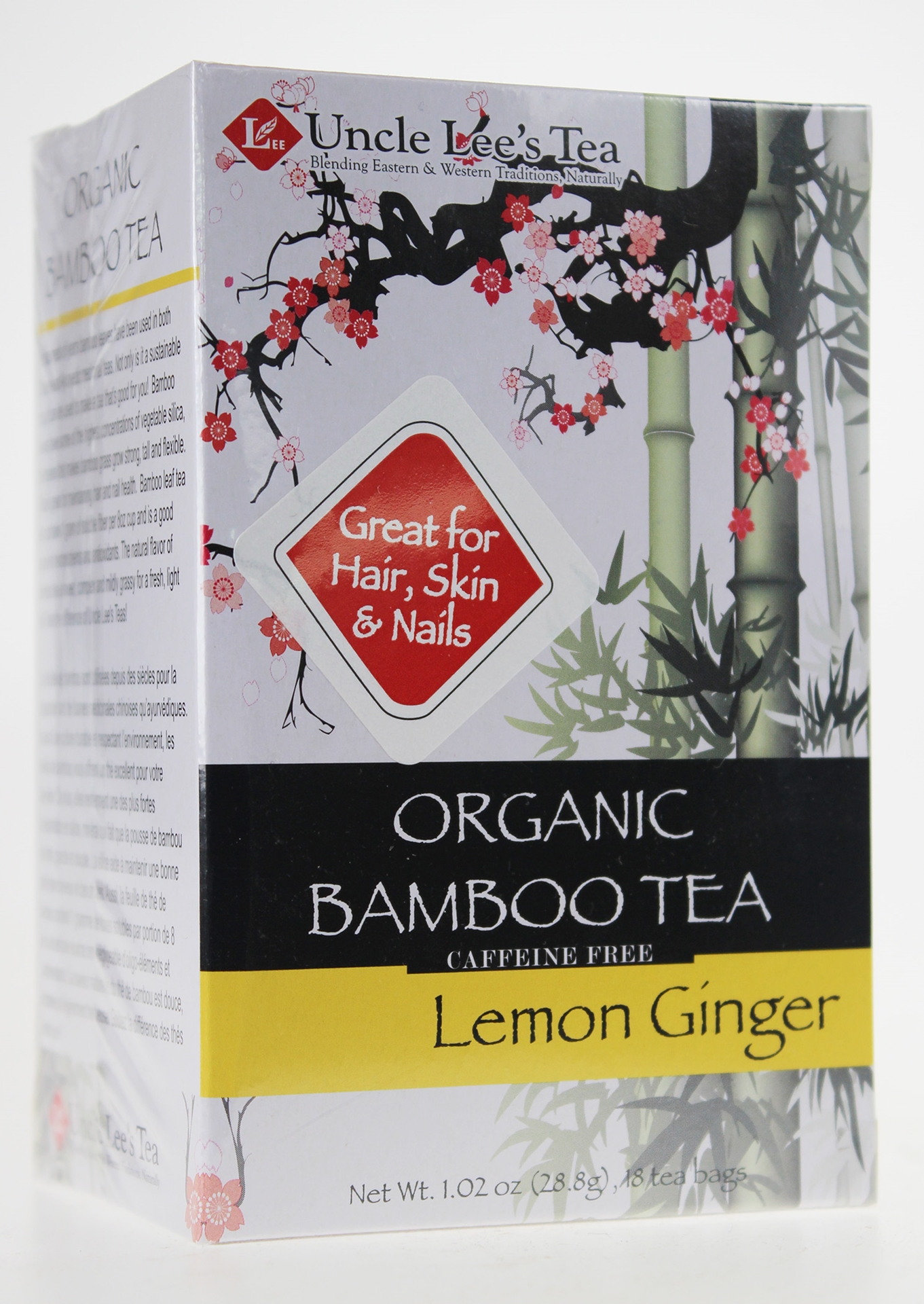 Uncle Lees Tea Organic Bamboo Tea Lemon Ginger 18 Bags Canadas Online Vitamin 4709