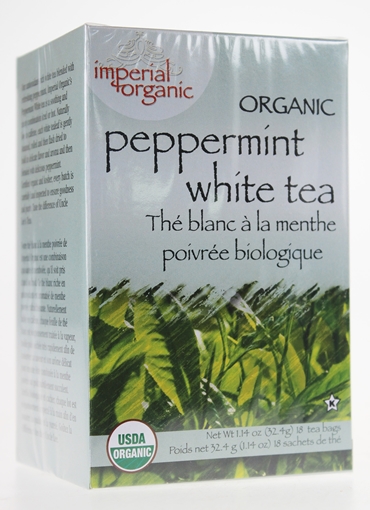 Picture of Uncle Lee's Tea Uncle Lee's Tea Imperial Organic, 100% Organic Peppermint White Tea 18 Bags