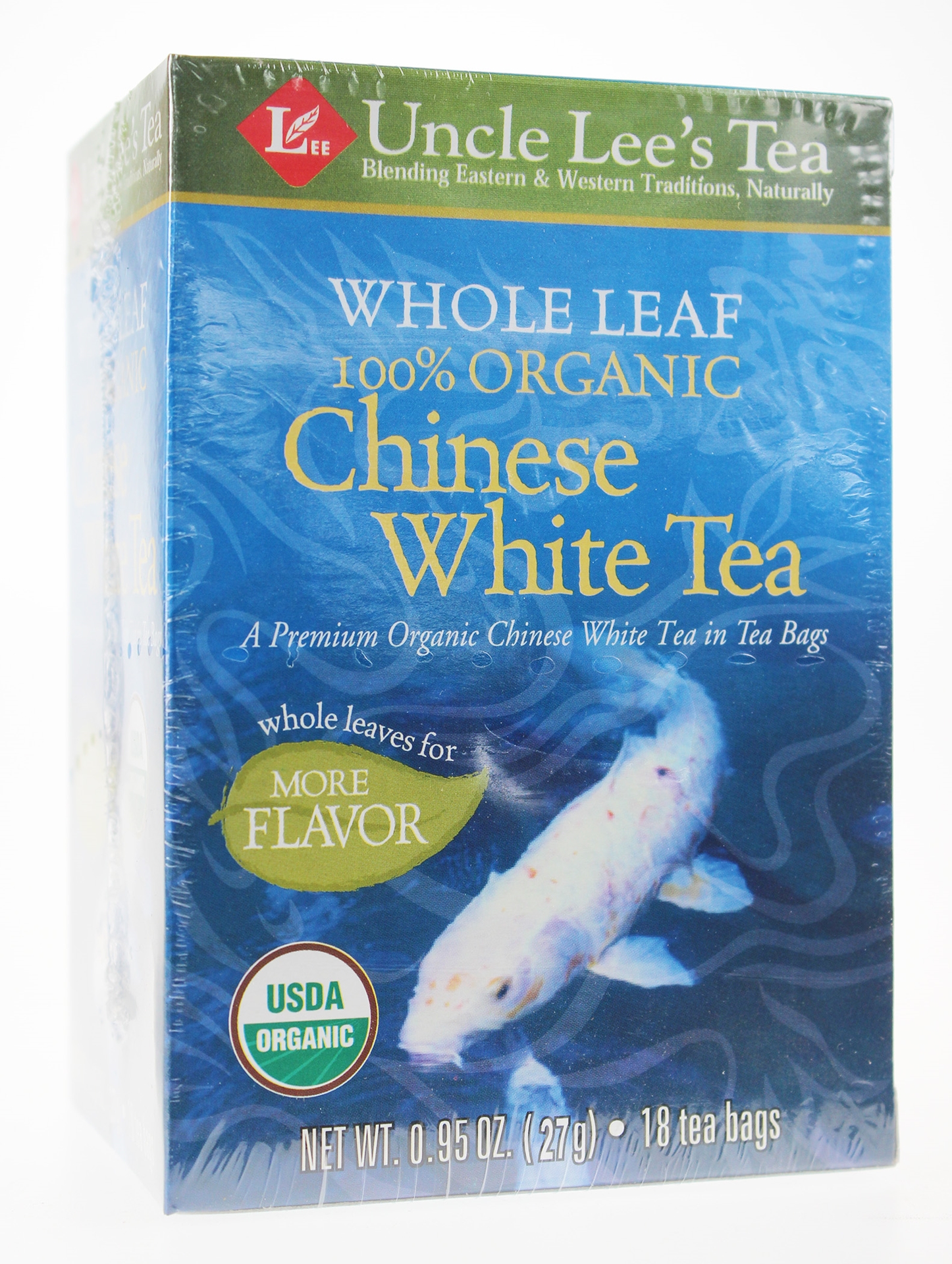 Uncle Lee's Tea Whole Leaf, Organic Chinese White Tea 18 Bags Canada's online
