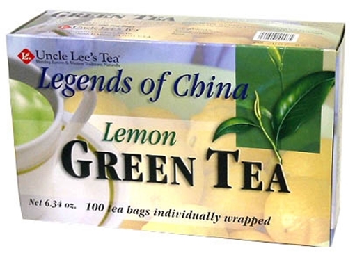 Picture of Uncle Lee's Tea Uncle Lee's Tea Legends of China Lemon Green Tea, 100 Bags