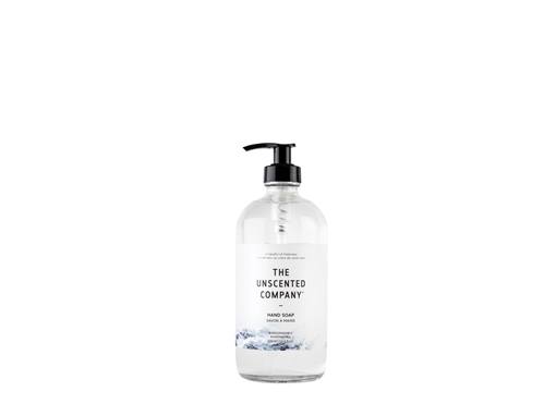 Picture of The Unscented Company The Unscented Co. Hand Soap Glass Bottle, 500ml