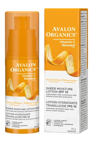 Picture of Avalon Organics Avalon Organics Vitamin C Sheer Moisture Lot SPF10, 50g