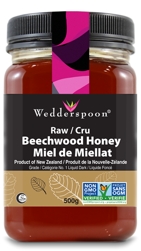 Picture of Wedderspoon Wedderspoon Raw Beechwood Honey, 500g