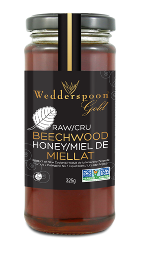 Picture of Wedderspoon Wedderspoon Raw Beechwood Honey, 325g