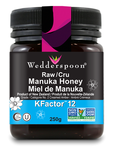 Picture of Wedderspoon Wedderspoon Raw Manuka Honey KFactor 12, 250g