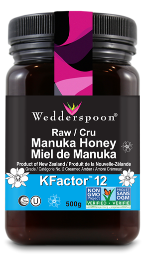 Picture of Wedderspoon Wedderspoon Raw Manuka Honey KFactor 12, 500g