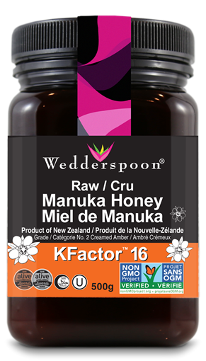 Picture of Wedderspoon Wedderspoon Raw Manuka Honey KFactor 16, 500g