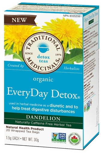 Picture of Traditional Medicinals Traditional Medicinals Organic Everyday Detox Dandelion, 20 Bags