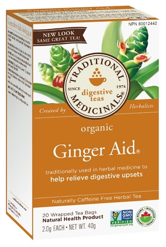 Picture of Traditional Medicinals Traditional Medicinals Organic Ginger Aid, 20 Bags