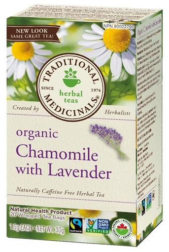 Picture of Traditional Medicinals Traditional Medicinals Organic Chamomile with Lavender, 20 Bags