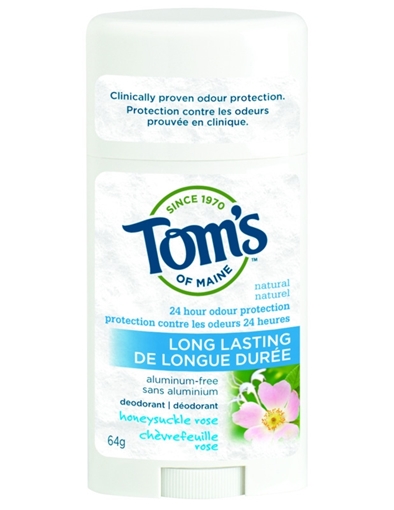 Picture of Tom's Of Maine Tom's of Maine Long Lasting Deodorant, Honeysuckle Rose 64g