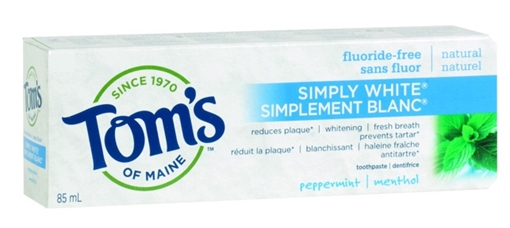 Picture of Tom's Of Maine Tom's Of Maine Tom's Simply White TPaste PMint, 85 ml