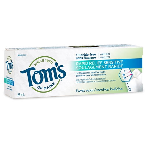Picture of Tom's Of Maine Tom's Of Maine, Rapid Relief Sensitive Toothpaste