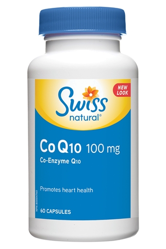 Picture of Swiss Natural Swiss Natural Co Q10 (Co-Enzyme Q10) 100mg, 60 Capsules