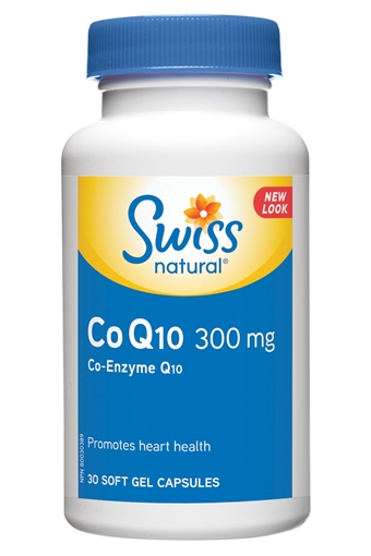 Picture of Swiss Natural Swiss Natural Co Q10 (Co-Enzyme Q10) 300mg, 30 Soft Gel Capsules
