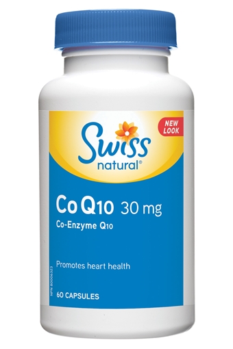 Picture of Swiss Natural Swiss Natural Co Q10 (Co-Enzyme Q10) 30mg, 60 Capsules