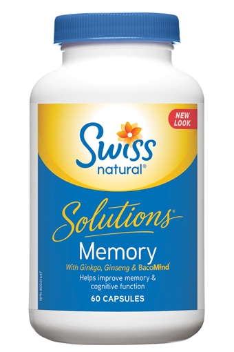 Picture of Swiss Natural Swiss Natural Solutions® Memory, 60 Capsules