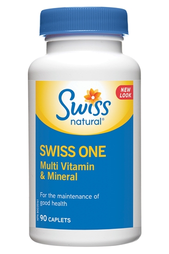 Picture of Swiss Natural Swiss Natural Swiss One Multi Vitamin & Mineral, 90 Caplets