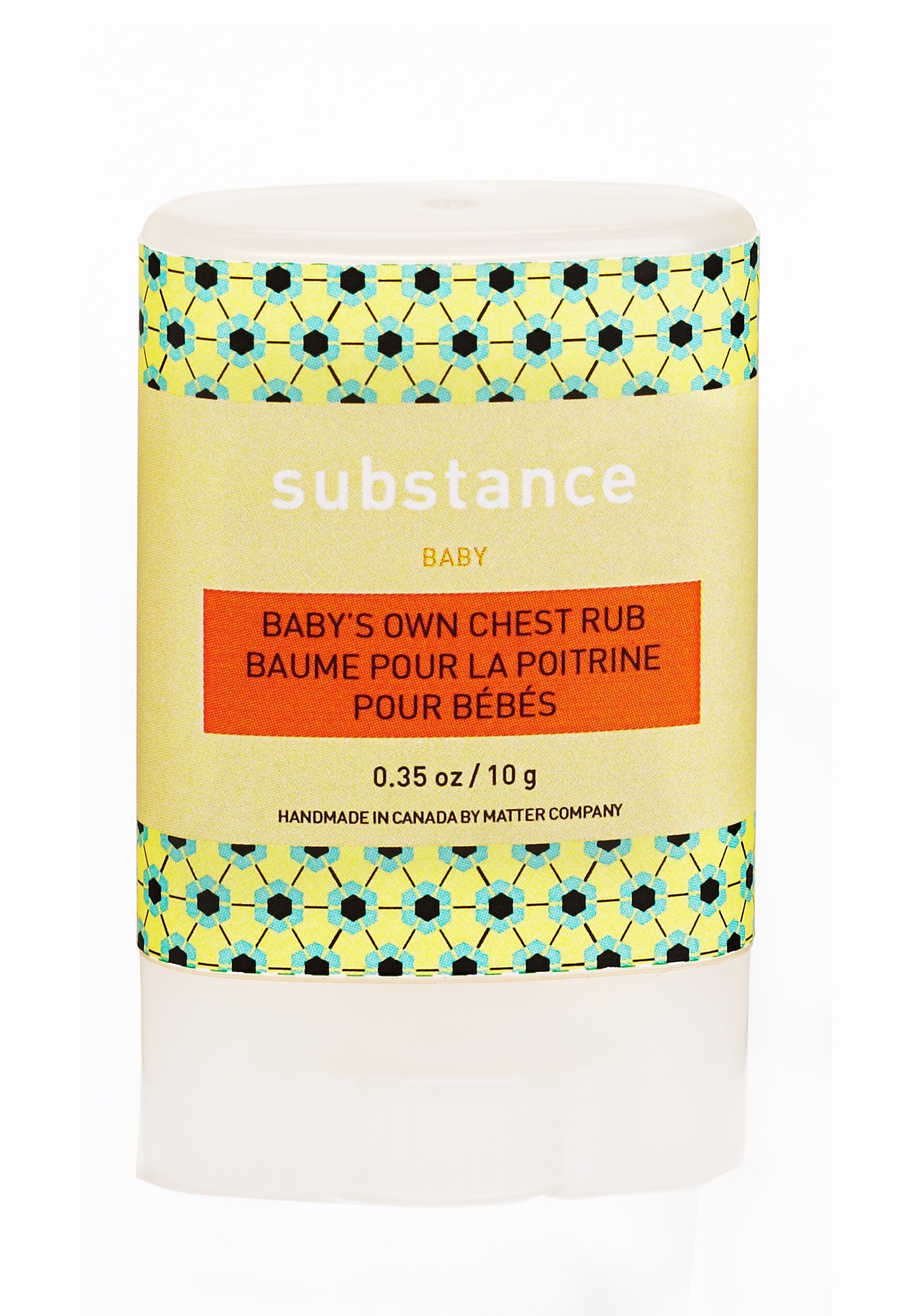 Substance Mom & Baby Baby's Own Chest Rub, 10g Canada's