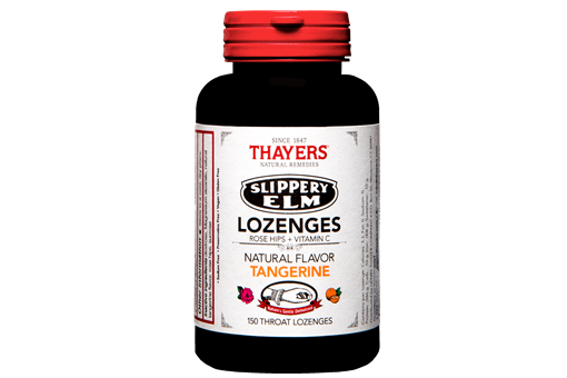 Picture of Thayers Company Thayers Slippery Elm Lozenges, Tangerine 150 Count