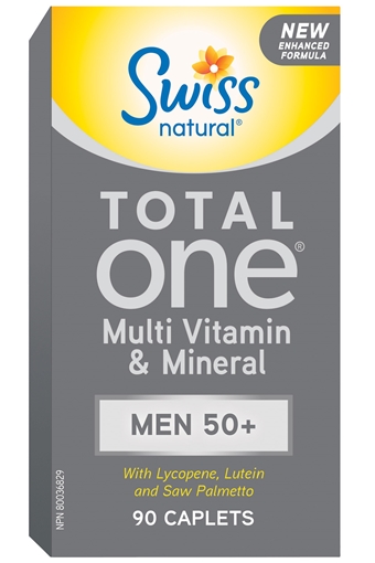 Picture of Swiss Natural Swiss Natural Total One Men 50+ Multivitamin & Mineral, 90 Caplets