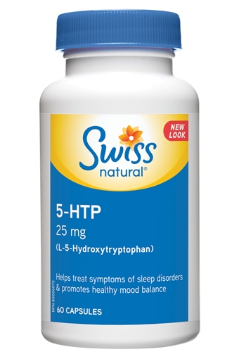 Picture of Swiss Natural Swiss Natural 5-HTP 25mg, 60 Capsules