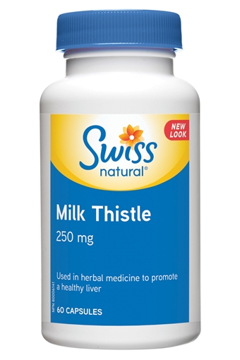Picture of Swiss Natural Swiss Natural Milk Thistle 250mg, 60 Capsules