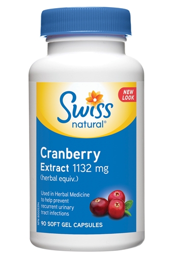 Picture of Swiss Natural Swiss Natural Cranberry Extract 1132mg, 90 Soft Gel Capsules
