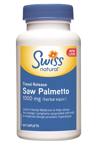 Picture of Swiss Natural Swiss Natural Saw Palmetto TR 1000mg, 60 Capsules