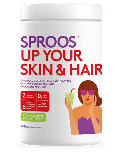 Picture of Sproos Sproos Up Your Skin & Hair, Citrus Green Tea 283g