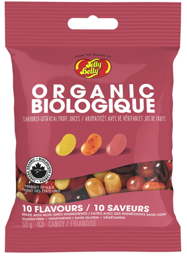 Picture of Jelly Belly Organic Jelly Belly Organic Jelly Beans, Assorted 53g