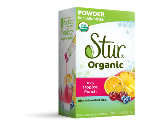 Picture of Stur Stur Organic Powder, Tropical Punch 7 Packets