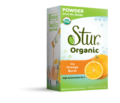 Picture of Stur Stur Organic Powder, Big Orange Burst 7 Packets