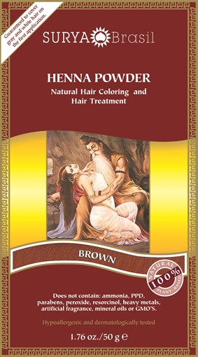 Picture of Surya Brasil Surya Brasil Henna Powder, Brown 50g