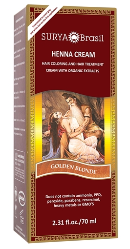 Picture of Surya Brasil Surya Brasil Henna Cream, Golden Blonde 70ml
