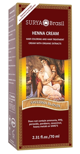 Picture of Surya Brasil Surya Brasil Henna Cream, Swedish Blonde 70ml
