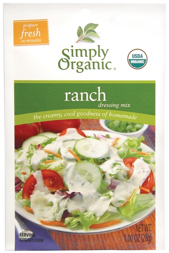 Picture of Simply Organic Simply Organic Ranch Salad Dip Mix, 42g