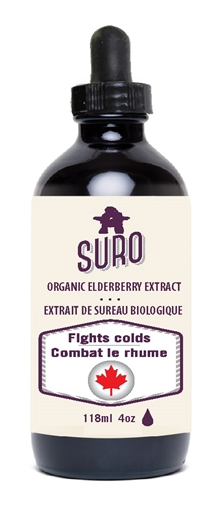Picture of SURO Organic Elderberry Syrup, 118 ml