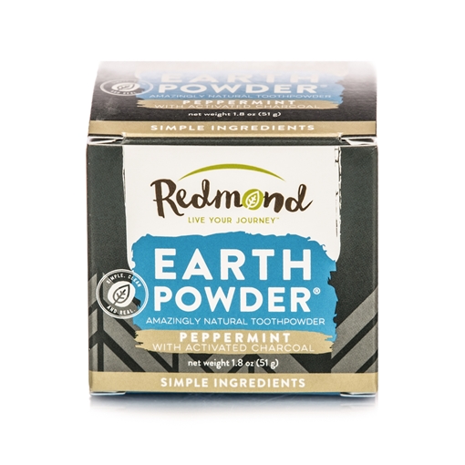 Picture of Redmond Redmond Earthpowder Peppermint with Charcoal, 51g