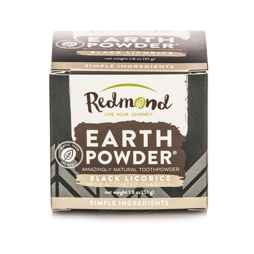 Picture of Redmond Redmond Earthpowder Black Licorice with Charcoal, 51g