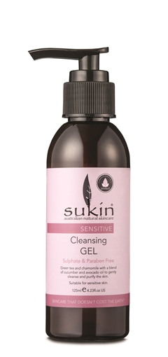Picture of Sukin Sukin Sensitive Cleansing Gel, 125ml
