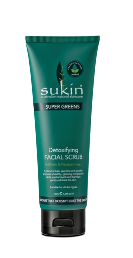 Picture of Sukin Super Greens Detoxifying Facial Scrub, 125ml
