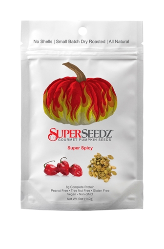 Picture of SuperSeedz SuperSeedz Gourmet Pumpkin Seed, Super Spicy 142g