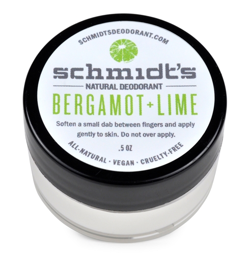 Picture of Schmidt’s Naturals Schmidt's Naturals Jar Deodorant Bergamot and Lime, Travel Size 14g