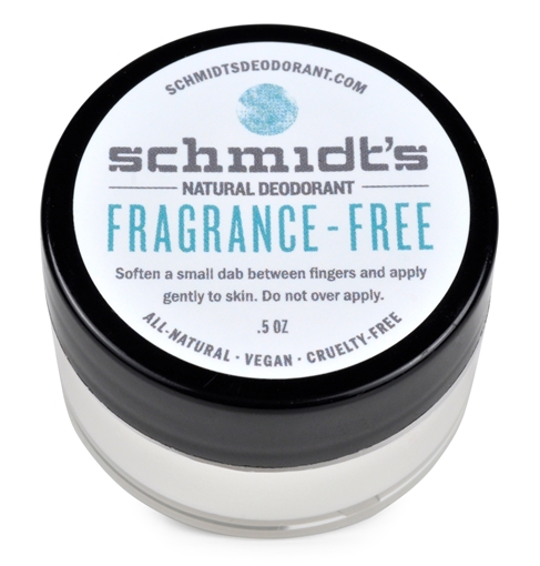 Picture of Schmidt’s Naturals Schmidt's Naturals Fragrance-Free Deodorant Jar, Travel Size, 14g