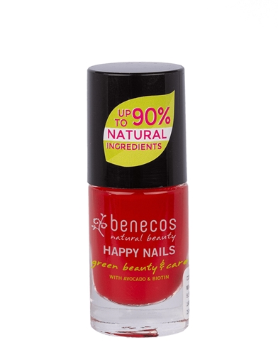Picture of Benecos Benecos Nail Polish, Vintage Red 9ml