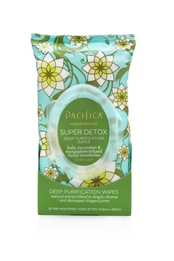 Picture of Pacifica Pacifica Super Detox Deep Purification Wipes, 30 Count